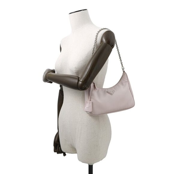 PRADA Re-Nylon Re-Edition 2005 Shoulder Bag Nylon Pink 1BH204 - Picture 4 of 16